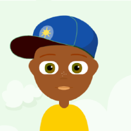 Barnets avatar i spillet.